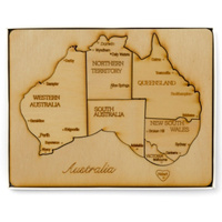 Australia States Wooden Puzzle (Large)